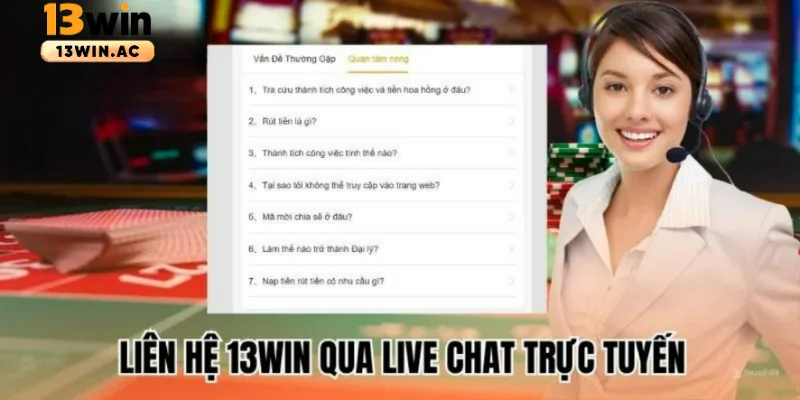Liên hệ qua kênh live chat